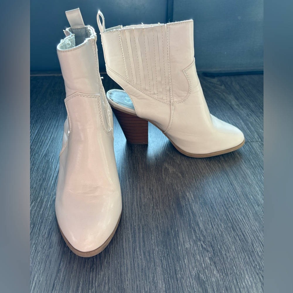 White Ankle Boots